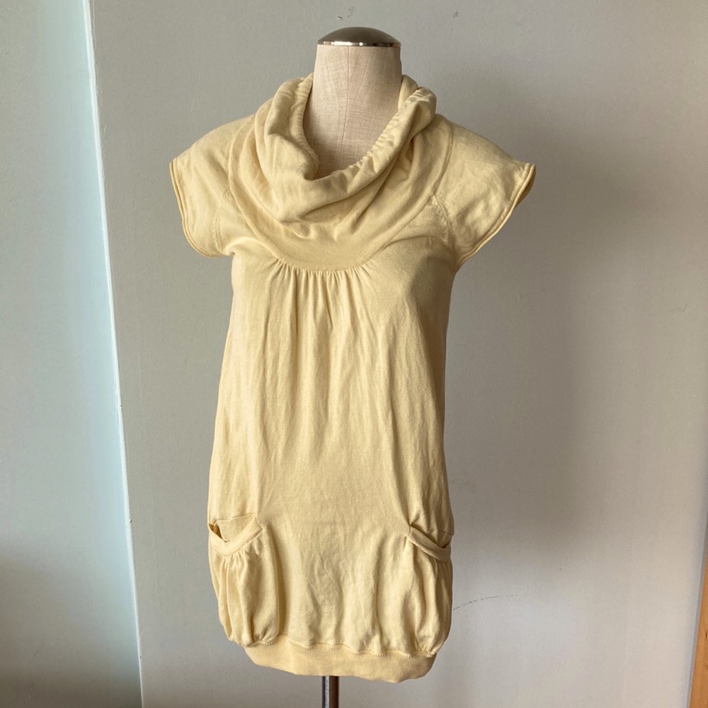 Yellow TWIK short sleeve tunic